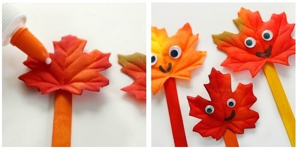 Jesenné listové bábky